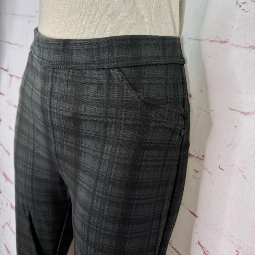 ANTHRO x SANCTUARY 25” waist Grey and Black Plaid Grease Legging pant Size Small - Picture 2 of 14